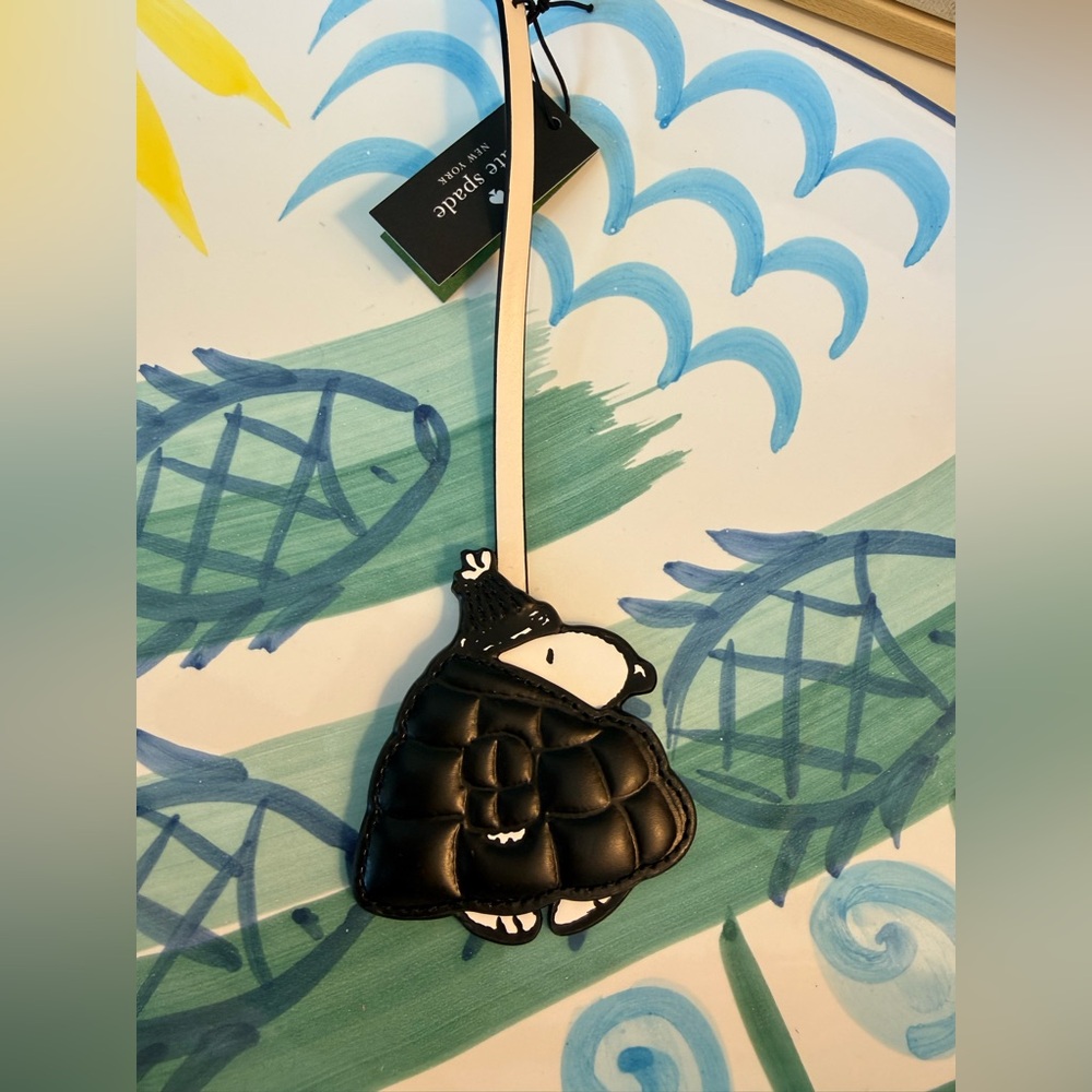 KATE SPADE Novelty Limited PEANUTS X KSNY SNOOPY PUFFER BAG CHARM KM581 NWT $68